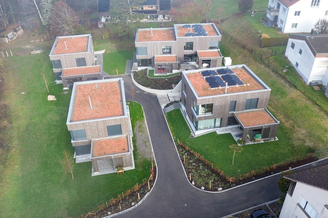 Überbauung an der Hüttenwiesstrasse